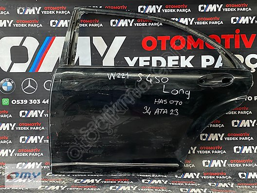 MERCEDES W221 S SERİSİ LONG SOL ARKA KAPI OMY OTO'DAN