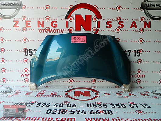 Nissan Micra K13-2014-2018 Ön Kaput Yeşil Sökme Hatasız Parça