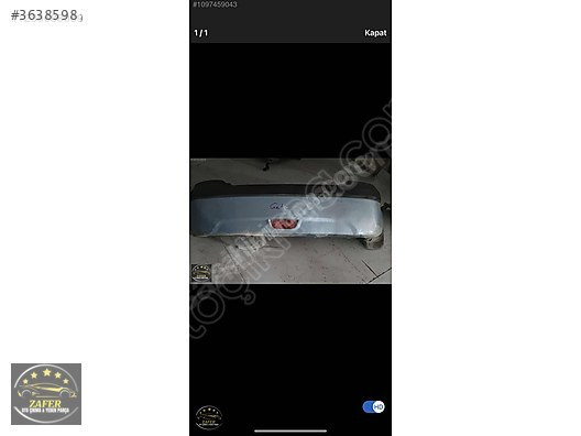 HYUNDAİ GETZ ARKA TAMPON ZAFER OTO DAN