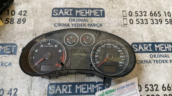 ÇIKMA AUDİ A3 KİLOMETRE SAATİ 8P0 920 932 D