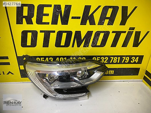 260102357R RENAULT MEGAN 4 MAKYAJLI KASA SAĞ FAR ORJ KROM RENKAY
