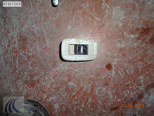 TOYOTA AURIS 2008 ÇIKMA SOL ARKA CAM DÜĞMESİ