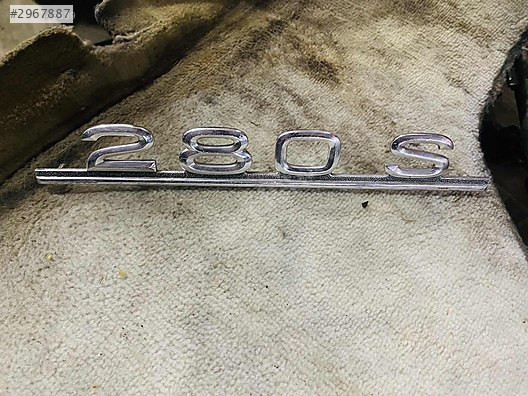 MERCEDES W116-W126 ORJİNAL '280S' BAGAJ YAZISI KUSURSUZ