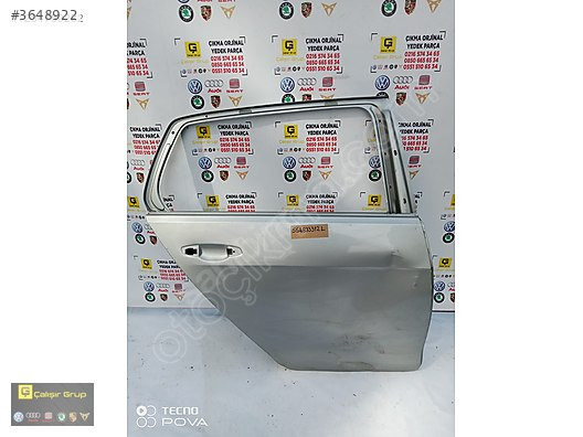 VOLKSWAGEN GOLF 7 SAĞ ARKA KAPI OEM 5G4833312 ÇIKMA SÖKME YEDEK