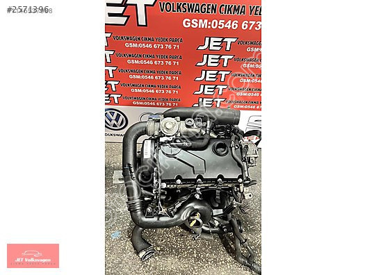 CADDY 2005-2009 1.9 DİZEL BJB KOMPLE DOLU MOTOR