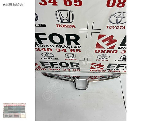 HONDA CİVİC ÖN PANJUR KROMU ORJİNAL SIFIR YEDEK PARÇA