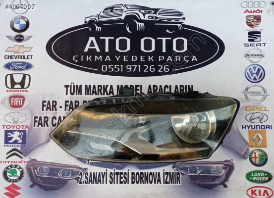 VOLKSWAGEN POLO ORJINAL CIKMA SOL FAR