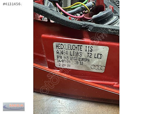 8T0945093A AUDİ A5 SOL İÇ STOP LEDLİ ORİJİNAL