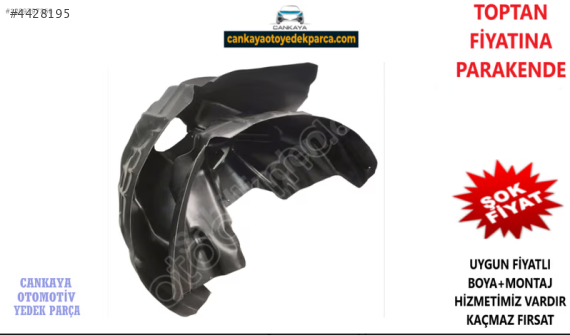 FİAT LİNEA ARKA SAĞ/SOL CAMURLUK DAVLUMBAZI PLASTİK ADET SIFIR