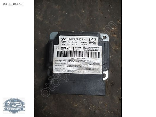 SEAT İBİZA AİRBAG KONTROL ÜNİTESİ MODÜLÜ BEYNİ 6R0959655K