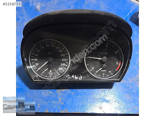 OTO CEMDEN ÇIKMA BMW 116D GÖSTERGE