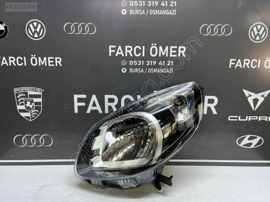 RENAULT KANGOO 2013- SOL ÖN FAR SIFIR İÇİ SİYAH