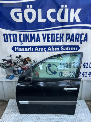 Renault Megane 2 Sol Ön Kapı Siyah ORJİNAL