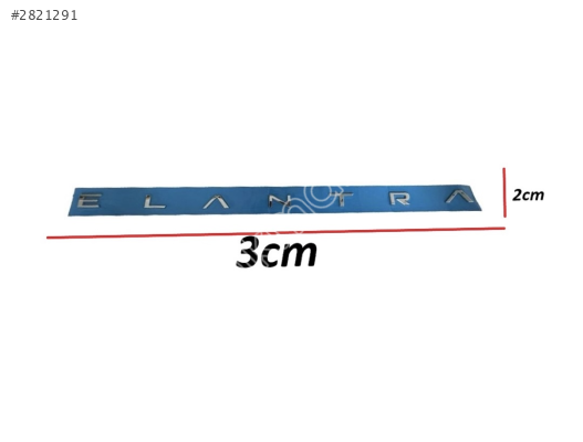 Hyundai Yazı Elantra 21-23 Arka (Elantra Yazısı)