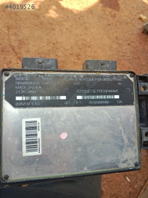Peugeot partner 1.9 motor beyni kod 9650360480