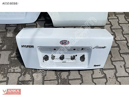 HYUNDAİ ACCENT ADMİRE BAGAJ KAPAĞI BEYAZ HATASIZ