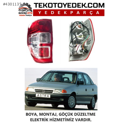 ASTRA F SEDAN ARKA AÇIK KRISTAL STOP SAĞ SOL 1996 1997 1998 1999