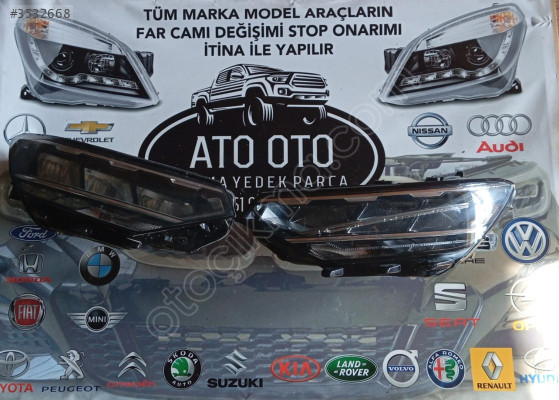 VOLKSWAGEN PASSAT B8 BUSİNESS ORJİNAL ÇIKMA SAĞ SOL FAR