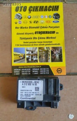 MERCEDES-BENZ E CLASS W212 YAKIT POMPA KONTROL BEYNİ A2129001900