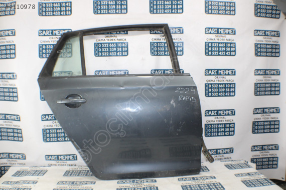 ÇIKMA SKODA RAPİD SAĞ ARKA KAPI 2229