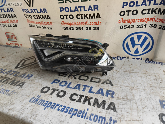 Seat ateca sağ ön far Orjinal LED'li 2017-2019