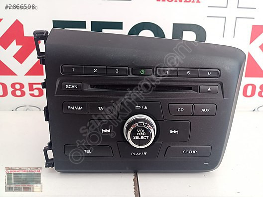 HONDA CIVIC FB7 ORJİNAL ÇIKMA RADYO TEYP 12-15