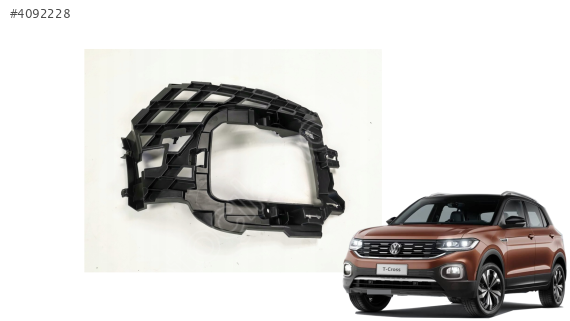2GM807724A VW T-CROSS 19 TAMPON BRAKETI ON SAĞ