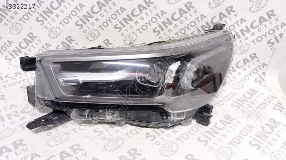 TOYOTA HİLUX 2021 2024 SOL ÖN FAR ÇIKMA ORJİNAL HATASIZ