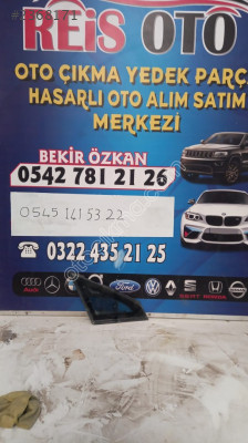 fiat linea sağ ön  kelebek camı