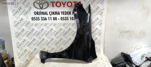 TOYOTA COROLLA 2010 2012 SOL ÖN ÇAMURLUK ÇIKMA ORJİNAL