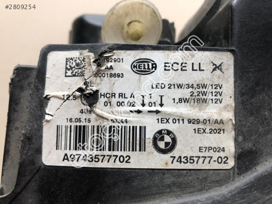 BMW 1SERİ F20 LCİ SOL FAR