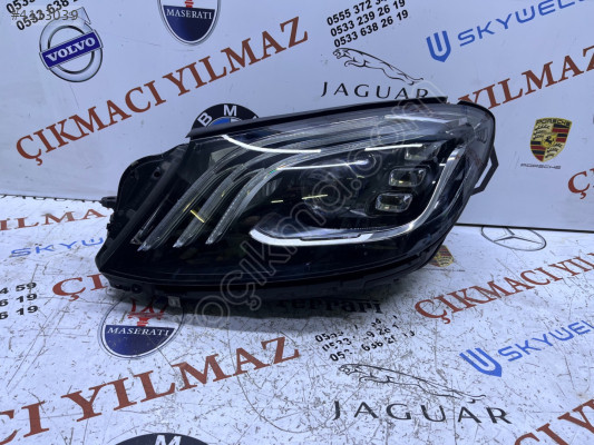 Mercedes w222 makyajlı sol far w 222 s class orijinal çıkma parça
