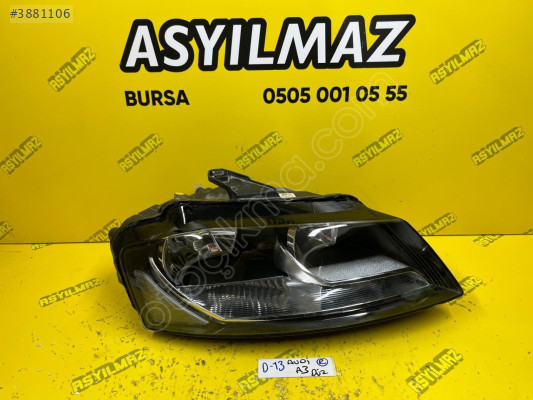 AUDİ A3 DÜZ SAĞ FAR (ORİJİNAL)