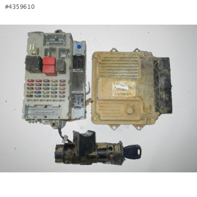 MJD 6JF.P3 55186608 Fiat Punto 1.3 Motor Beyni Komple Seti