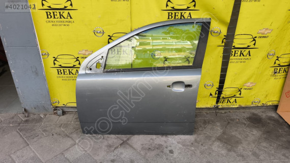 OPEL ASTRA H SOL ÖN KAPI ŞİMŞEK GRİ DOLU HATASIZ SÖKME ORJİNAL YE