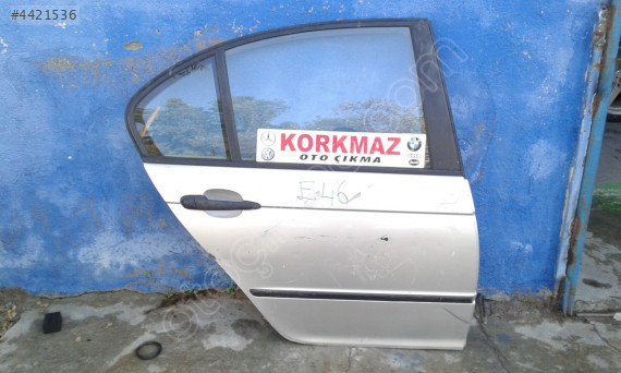 BMW 316 318 320 325 330 E46 SAĞ ARKA KAPI DOLU