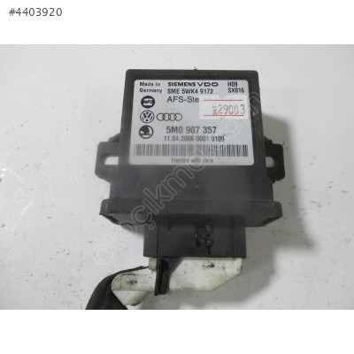 Audi Volkswagen Seat Far Ayar kontrol Beyni 5M0907357 5WK49172