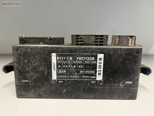 ROVER 75 KONFOR BEYNİ ORJİNAL 601-1212-010 YWC112330 (00-05)