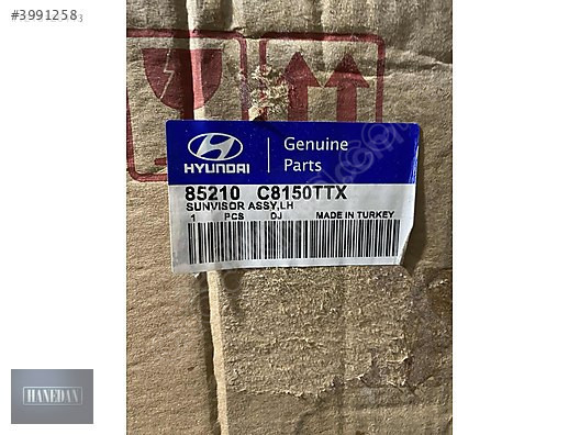 HYUNDAİ İ10 SOL GÜNEŞLİK 85237-B9000