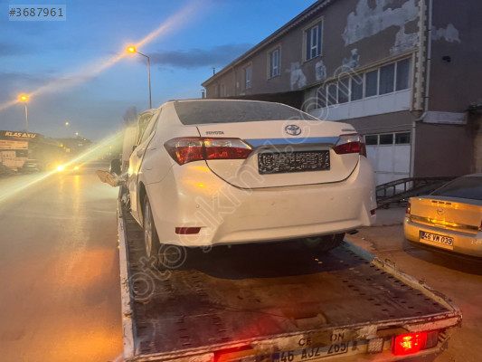 Toyota Corolla Kople. Arkası