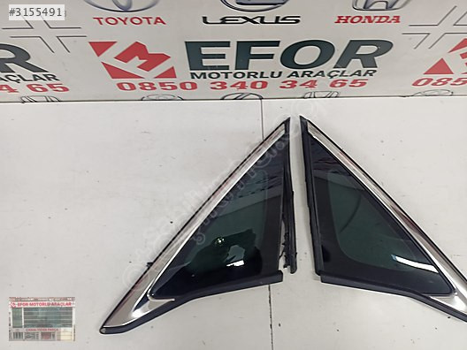 HONDA CIVIC FE1 ORJİNAL ÇIKMA SAĞ SOL ARKA KELEBEK CAMI 22-24