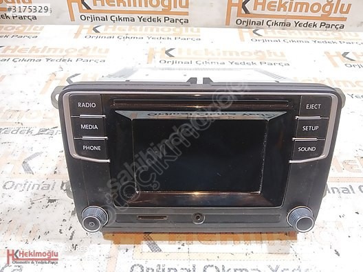 VW TRANSPORTER T6-T7 MULTİMEDYA TEYP 1K8 035 150 H MÜZİK ÇALAR R