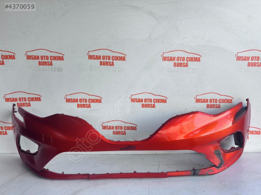 Clio 5 ön tampon orijinal çıkma kavuniçi renk