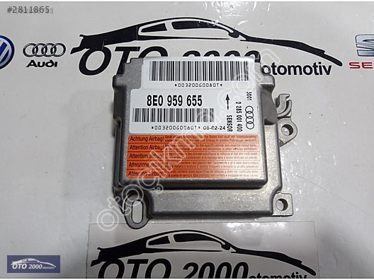 8E0959655 AUDİ A4 2000-2004 AİRBAG BEYNİ