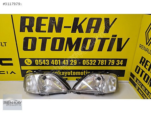 DACİA LOGAN SAĞ SOL FAR 2003 - 2008 ARASI SIFIR RENKAY OTO