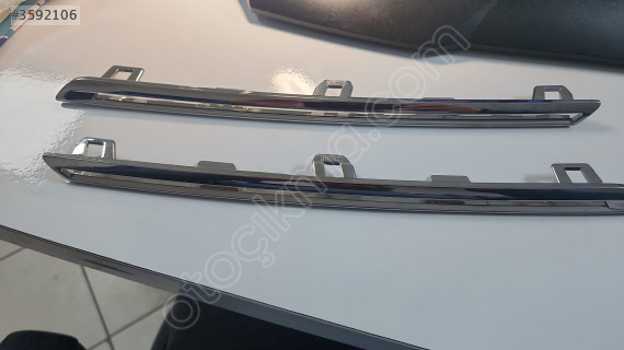 Megane 4 Panjur Üst Nikelajı İnce Düz Çıta  Sağ + Sol Takım