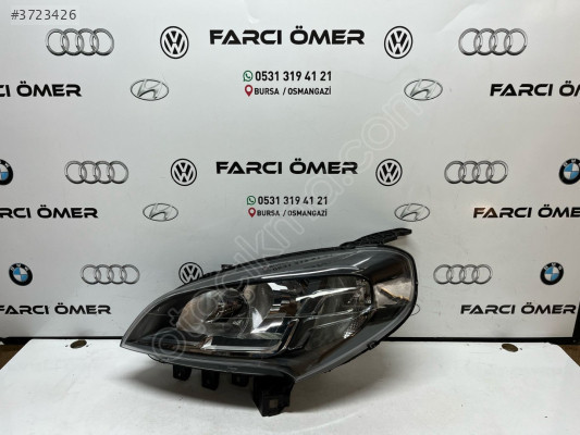 FİAT DOBLO 4 SOL ÖN FAR ORJİNAL İÇİ SİYAH