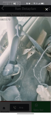Alfa 145 arka emniyet kemeri