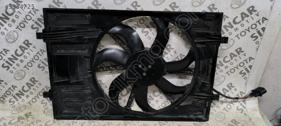 VOLKSWAGEN POLO FAN MOTORU FAN DAVLUMBAZI KOMPLE FAN 2Q0121203K