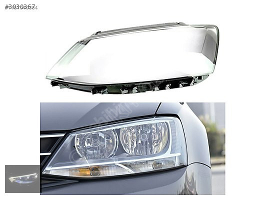 VOLKSWAGEN JETTA DÜZ TİP SOL FAR CAMI
